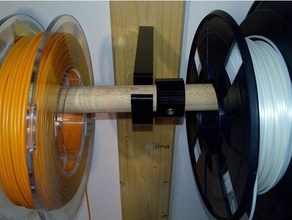 filamenthalterung abstandshaltung 2cm holzstab 3d Drucker - Zubehör filament-Halter filament-Spule filament spool holder 3d print model - Mito3D
