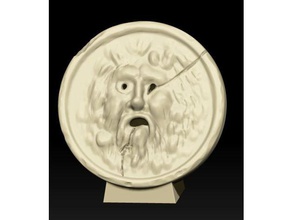 a boca da verdade esculturas itália roma 3d print model - Mito3D