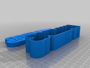 meine angepasste text-box - Spielzeug Spiele 3d print model - Mito3D