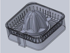 alcachofa colador exprimidor a cozinha jantar 3d print model - Mito3D
