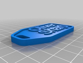 29-oliver punto agudo--de ancho las monedas insignias personalizado 3d print model - Mito3D