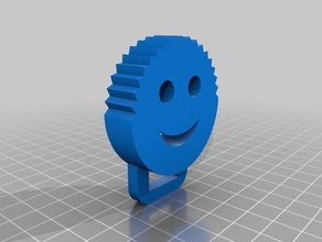 scrub daddy keychain 3d printing fun funny joke model 3d print model - Mito3D