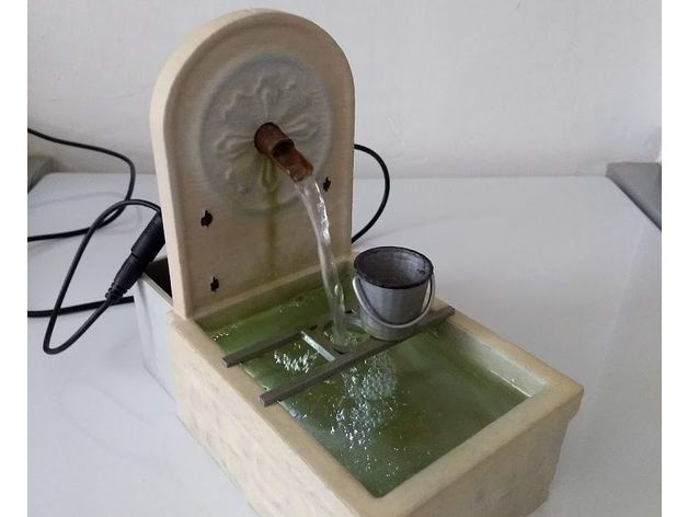 indoor-wishing well Dekor 3D print model - Mito3D