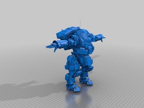 queimar titanfall 2 3 d impressão mech mecha robô 3d print model - Mito3D