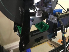 remixed anet a2 top spool holder 3d printer accessories mount 3d print model - Mito3D