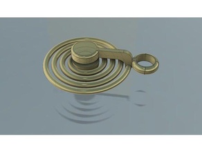 lc circuito ressonante pingente jóias 3d print model - Mito3D