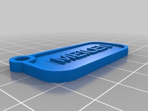 meine angepassten Schlüssel-tag Schlüsselanhänger 3d print model - Mito3D