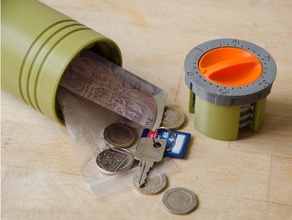 mini combination safe money box security 3d print model - Mito3D