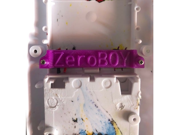 düğmeye Yardımcısı gameboy sıfır zeroboy 3d baskı pi 3D print model - Mito3D