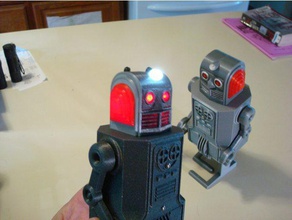 type 1 marche robot de l'homme la robotique Imprimée en 3d du batterie diy 3d print model - Mito3D
