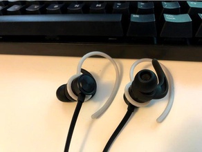 ear supportclip headphones taotronics bluetooth earphones sport earbuds audio clip 3d print model - Mito3D