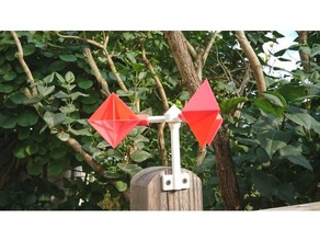 vento medidor windspiel alternativa de suporte esculturas 3d print model - Mito3D