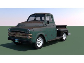1953 dodge kamyonet araçlar 3d print model - Mito3D