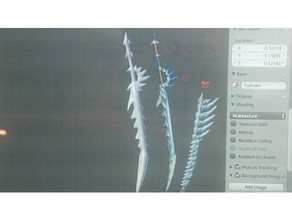 mh frontierblade 3d baskı 3d print model - Mito3D