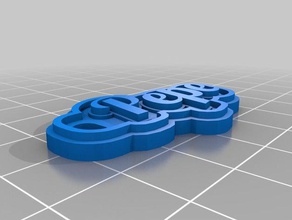 pepe Schlüsselanhänger angepasst 3d print model - Mito3D
