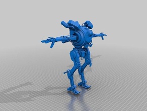 northstar titanfall 2 3 d impressão mech mecha robô 3d print model - Mito3D