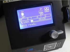 cr-10 control knob 3d printer parts 3d print model - Mito3D