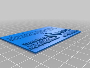 business card 3d printing 3d print model - Mito3D