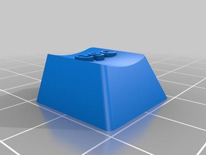meu personalizados keyv2 paramétrico mecânica tecla cap biblioteca computador 3d print model - Mito3D