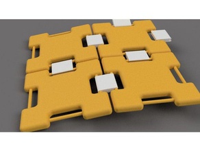 Oberfläche-verbindungen Gebäude Strukturen 3d print model - Mito3D