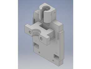 extrudermount precision piezo groovmount e3dv6 printer extruders e3d v6 hypercube orion 3d print model - Mito3D