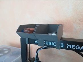 anycubic i3 mega equipment box 3d printer accessories accessory storage toolbox tool holder 3d print model - Mito3D