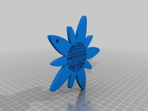 edelweiss haflinger marca llaveros de la flor 3d print model - Mito3D