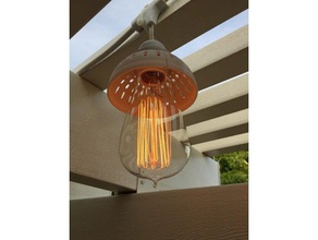 outdoor light lamp shade garden lampshade lighting 3d print model - Mito3D
