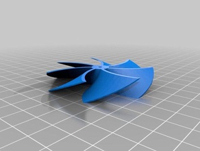 un autre paramétrique fan de freecad exercice l'ingénierie v017 améliorée feuille calcul 3d print model - Mito3D