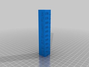 meine angepasste Temperatur-Kalibrierung Turm 3d drucken tests 3d print model - Mito3D