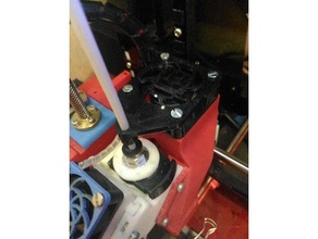 rejilla ventilador de 40 frankenstein modificada guia bowden 3d la impresora partes 3d print model - Mito3D