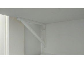 large bracket organization household shelf wall 3d print model - Mito3D