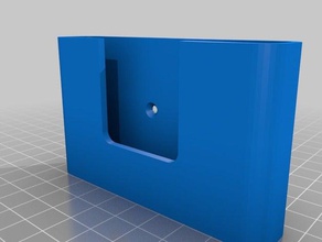 my customized parametric wall holder phone organization 3d print model - Mito3D