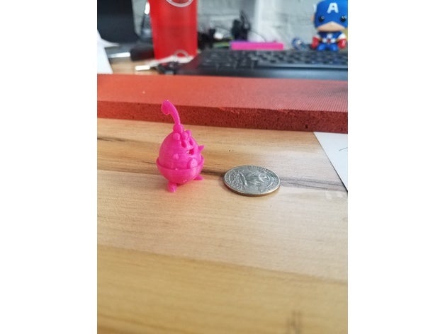 happiny normal de pokemon 3d la impresión bebé chansey criatura lindo las cifras estatuilla los niños pikachu figuras ir juguete juego video juegos 3D print model - Mito3D