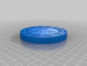 cribbage conselho rodada personalizáveis jogos 3d print model - Mito3D