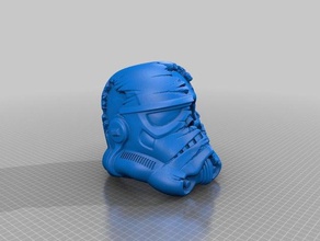 storm trooper skull 3d drucken 3d print model - Mito3D