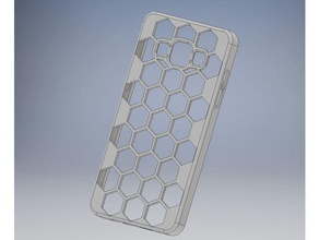 samsung galaxy a5 2014-2015 honeycomb flexible Fall mobile Telefon autodesk inventor editierbar Handy Handy-Fall patern a52015 3d print model - Mito3D