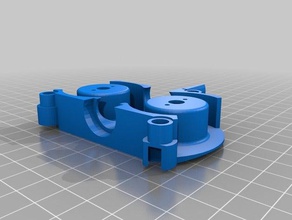 realinhado rayven volante gaiola de 43mm brinquedo jogo os acessórios nerf 3d print model - Mito3D