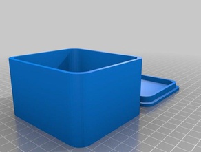 my customized parametric enclosure lid 90-80-50 electronics 3d print model - Mito3D