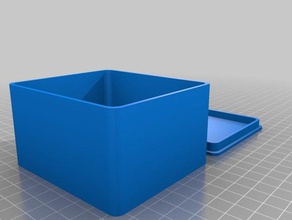 my customized parametric enclosure lid 90-80-50-2 electronics 3d print model - Mito3D