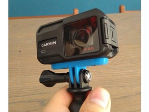garmin virb xe gopro adattatore fotocamera 3d print model - Mito3D