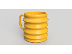 wobbly mug kitchen dining 3d print model - Mito3D