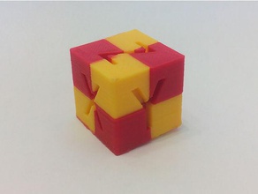 xyz double couleur cube 3d de l'impression les tests 2color extrudeuse flyingbear flyingbear-p905 3d print model - Mito3D