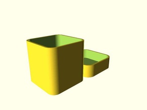 totalmente paramétrico de caja los contenedores openscad 3d print model - Mito3D