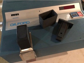 gilford stasar de prueba adaptador tubo biología laboratorio espectrofotometría 3d print model - Mito3D