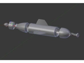 banda de goma submarino remix mecánica los juguetes bañera 3d print model - Mito3D