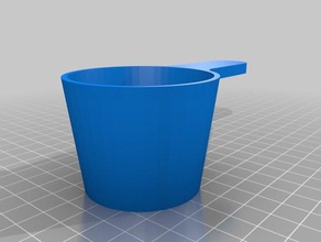 protein powder measuring cup sport outdoors 3d print model - Mito3D