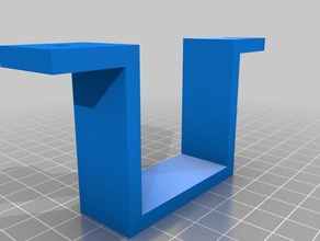 ikea Lack Tisch-Wand-Bein-Stabilisatoren 3d Drucker Zubehör 3d print model - Mito3D
