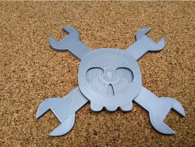 hack giorno badge modificato art hackaday 3D print model - Mito3D