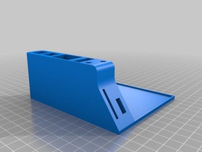 tool station 3d printer accessories holder trashcan 3d print model - Mito3D